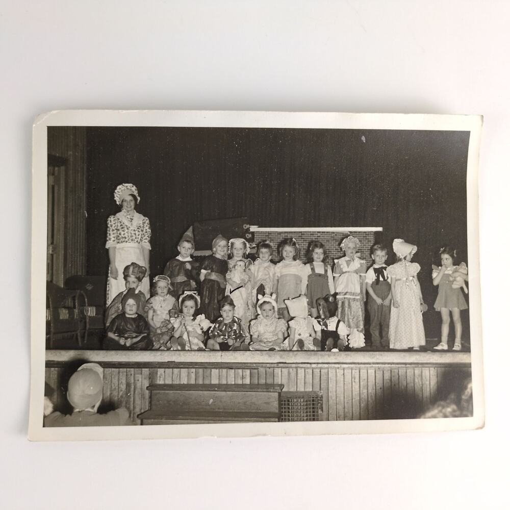 1942‎ Children's Christmas Play 5x7" Photograph Harlem Park Church Baltimore MD